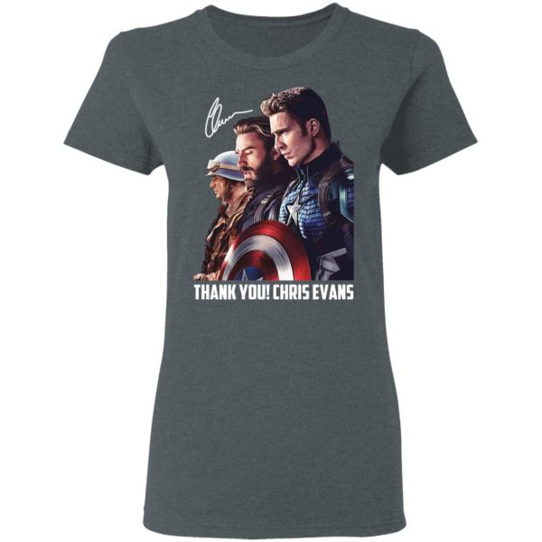 Captain America Thank You Chris Evans Signature Shirt 6