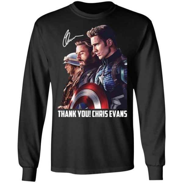 Captain America Thank You Chris Evans Signature Shirt 9