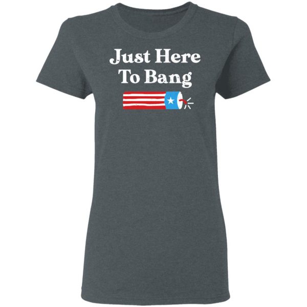 Just Here to Bang 4th of July Shirt 6