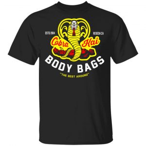 Cobra Kai Body Bags Karate Kid Parody Fan Art Shirt Karate Shirt