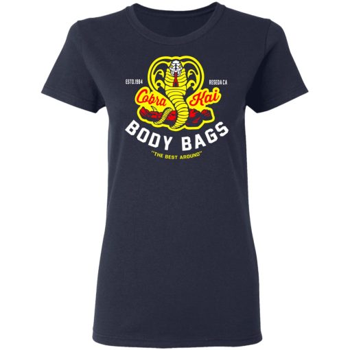 Cobra Kai Body Bags Karate Kid Parody Fan Art Shirt 7