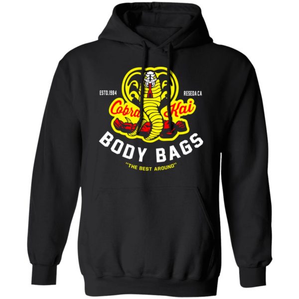 Cobra Kai Body Bags Karate Kid Parody Fan Art Shirt 10