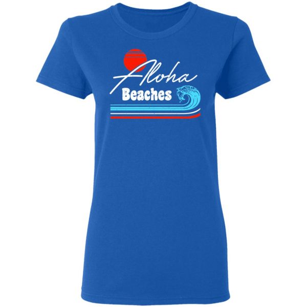 Aloha Beaches Vintage Retro Shirt 8