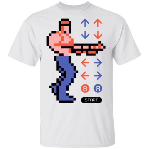 Contra Konami Code Shirt 2