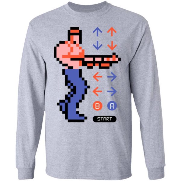 Contra Konami Code Shirt 7
