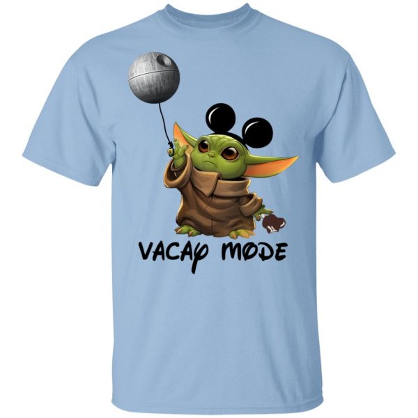 Baby Yoda Mickey Mouse Vacay Mode Shirt 1