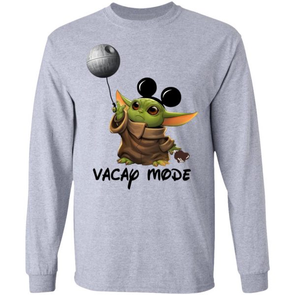 Baby Yoda Mickey Mouse Vacay Mode Shirt 7