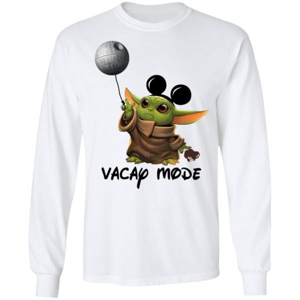 Baby Yoda Mickey Mouse Vacay Mode Shirt 8