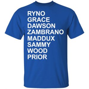 Ryno Grace Dawson Zambrano Maddux Sammy Wood Prior Shirt 16