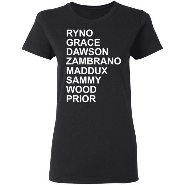 Ryno Grace Dawson Zambrano Maddux Sammy Wood Prior Shirt 5