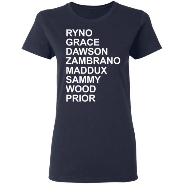 Ryno Grace Dawson Zambrano Maddux Sammy Wood Prior Shirt 7