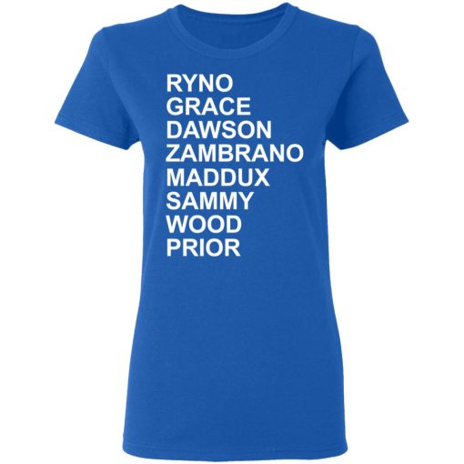 Ryno Grace Dawson Zambrano Maddux Sammy Wood Prior Shirt 8