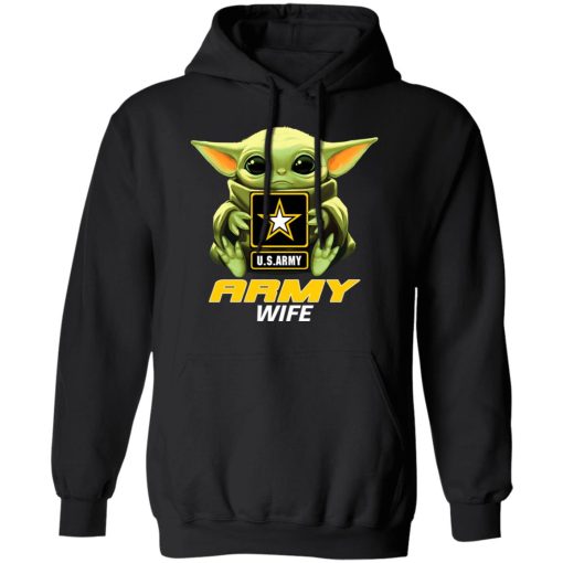 Baby Yoda Hug Us Army Wife Shirt 10