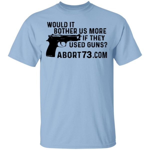 Would It Bother Us More if They Used Guns Shirt 1