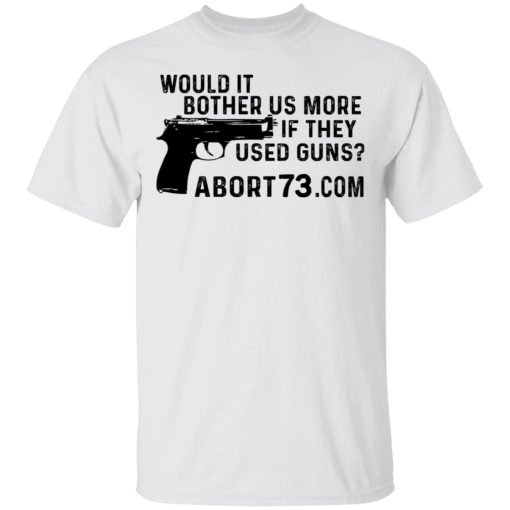 Would It Bother Us More if They Used Guns Shirt - Image 2