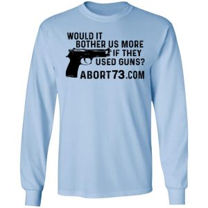 Would It Bother Us More if They Used Guns Shirt 20