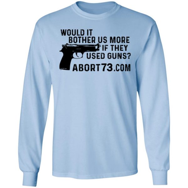 Would It Bother Us More if They Used Guns Shirt 9