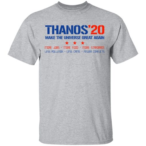 Thanos 2020 Make The Universe Great Again Shirt 3