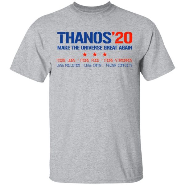 Thanos 2020 Make The Universe Great Again Shirt Election 5