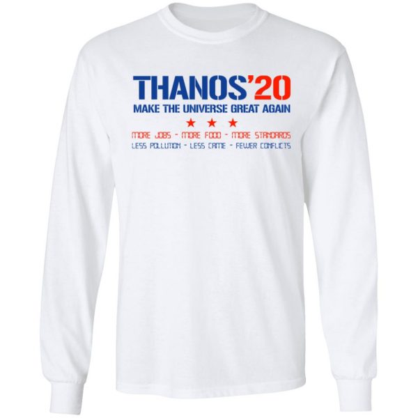 Thanos 2020 Make The Universe Great Again Shirt Election 10