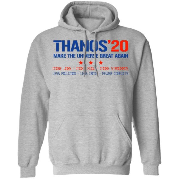 Thanos 2020 Make The Universe Great Again Shirt Election 12