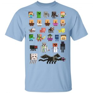 Minecraft Sprites Shirt Gaming