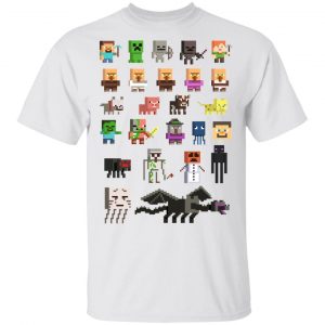 Minecraft Sprites Shirt Gaming 2