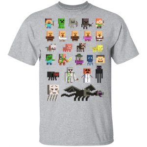 Minecraft Sprites Shirt 6