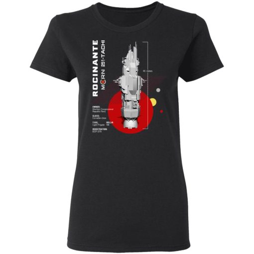 The Expanse Rocinante Ship Shirt - Image 2