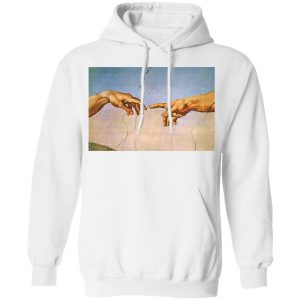 Michelangelo's Creation Of Adam Hands Shirt 10