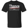 Thanos 2020 Make The Universe Great Again Shirt Election