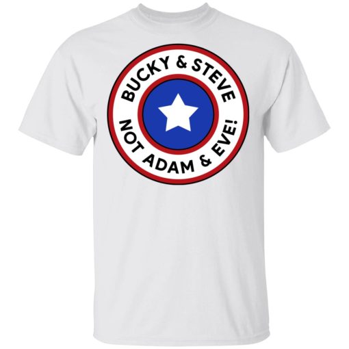 Bucky & Steve, Not Adam & Eve Shirt - Image 2