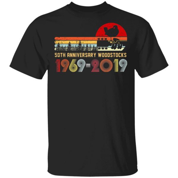 Vintage Woodstocks 50th Anniversary Peace Love 1969 – 2019 Shirt 1