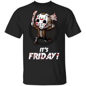 It’s Friday Funny Halloween Horror Graphic Shirt Halloween