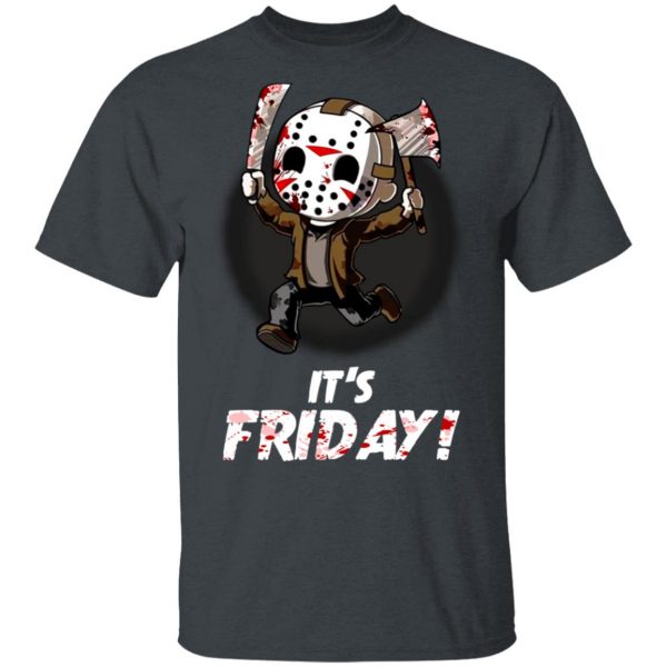 It's Friday Funny Halloween Horror Graphic Shirt 2