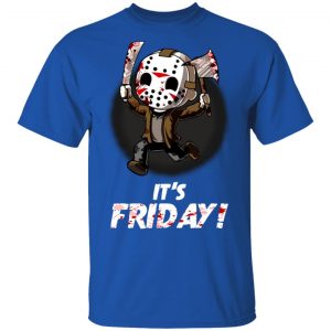 It's Friday Funny Halloween Horror Graphic Shirt 16