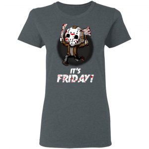It's Friday Funny Halloween Horror Graphic Shirt 18
