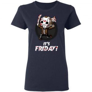 It's Friday Funny Halloween Horror Graphic Shirt 19