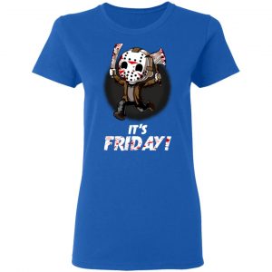 It's Friday Funny Halloween Horror Graphic Shirt 20