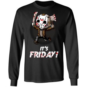 It's Friday Funny Halloween Horror Graphic Shirt 21
