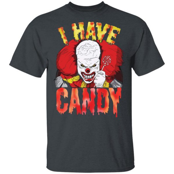 Halloween Scary Clown Shirt I Have Candy Horror Clown 2