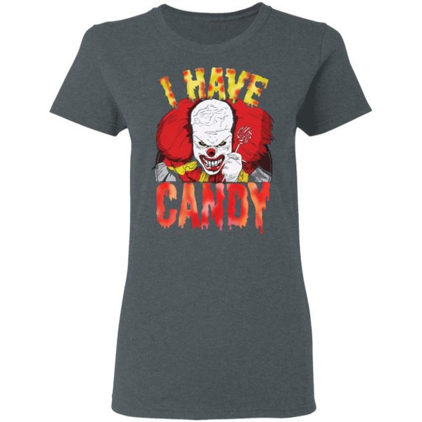 Halloween Scary Clown Shirt I Have Candy Horror Clown 6