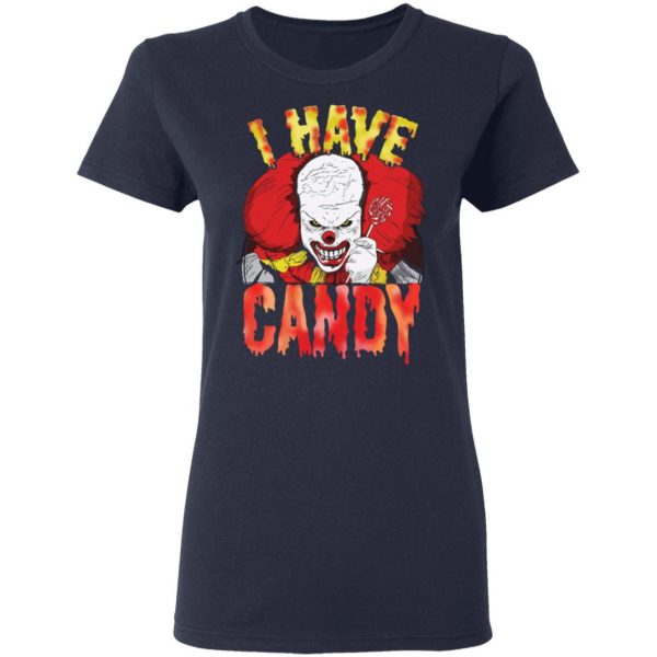 Halloween Scary Clown Shirt I Have Candy Horror Clown 7