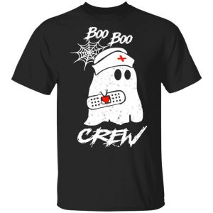 Boo Boo Crew Nurse Ghost Funny Halloween Costume Gift Shirt Halloween