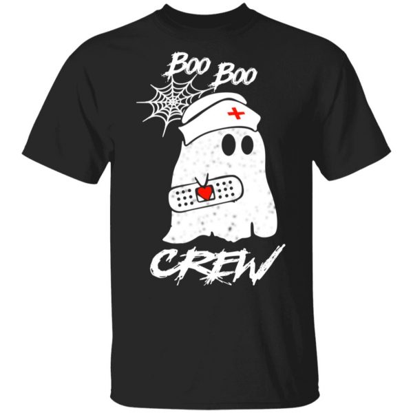 Boo Boo Crew Nurse Ghost Funny Halloween Costume Gift Shirt 1