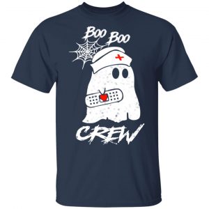 Boo Boo Crew Nurse Ghost Funny Halloween Costume Gift Shirt 15