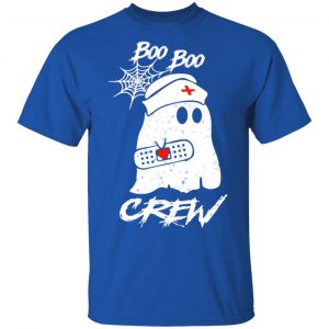 Boo Boo Crew Nurse Ghost Funny Halloween Costume Gift Shirt 16