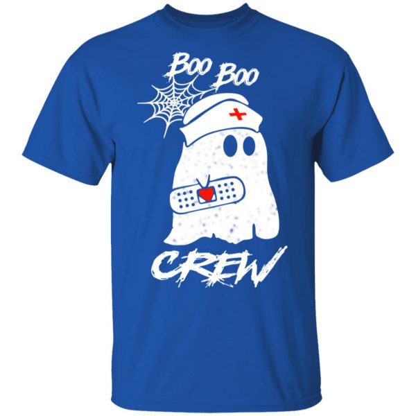 Boo Boo Crew Nurse Ghost Funny Halloween Costume Gift Shirt 4