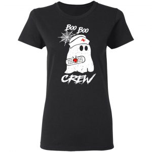 Boo Boo Crew Nurse Ghost Funny Halloween Costume Gift Shirt 17