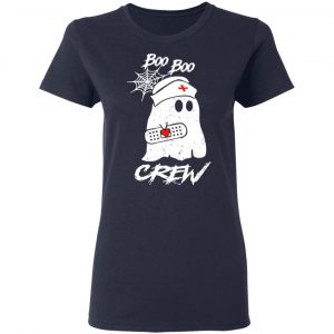 Boo Boo Crew Nurse Ghost Funny Halloween Costume Gift Shirt 19